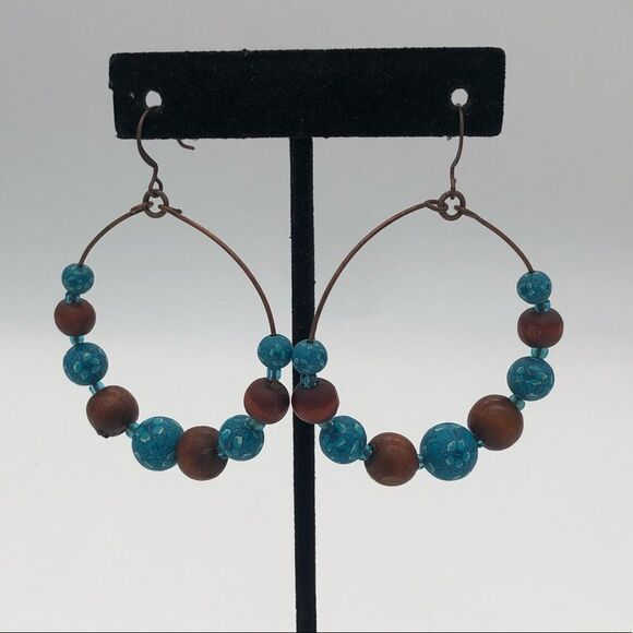 🍭6/$30 Boho Hoop Earrings - Picture 2 of 2